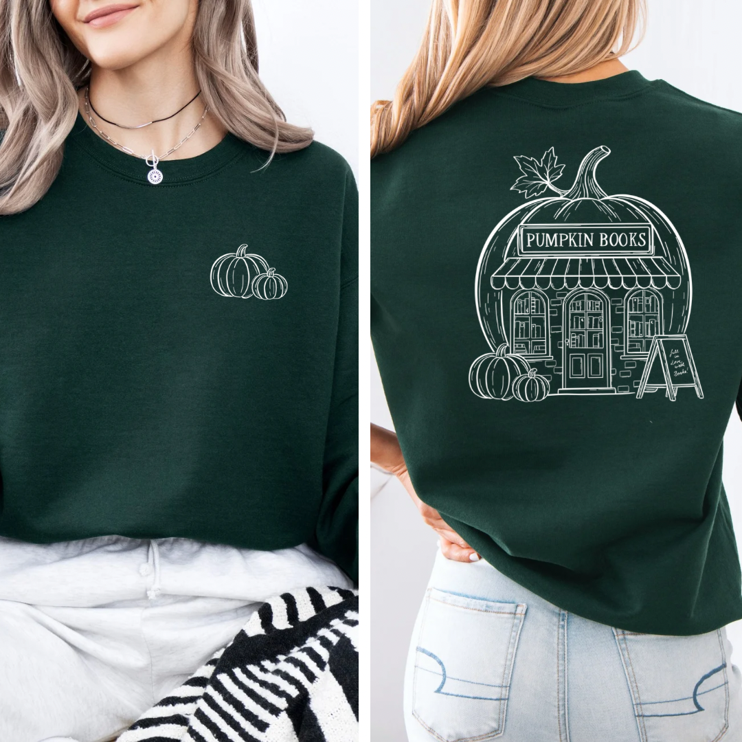 Sweatshirt | Pumpkin Bookstore | Druck | Bookish Autumn