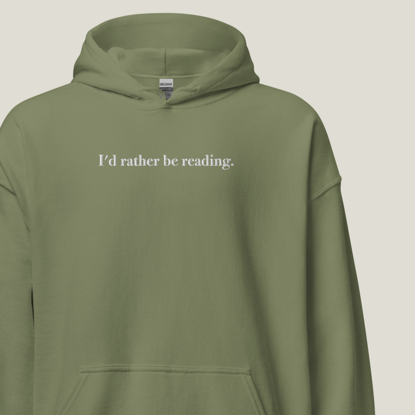 Hoodie | Rather be reading | bestickt | Bookish Hoodie