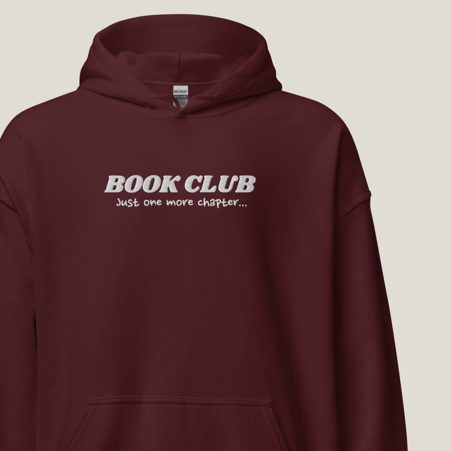 Hoodie | Book Club | bestickt | Bookish Hoodie