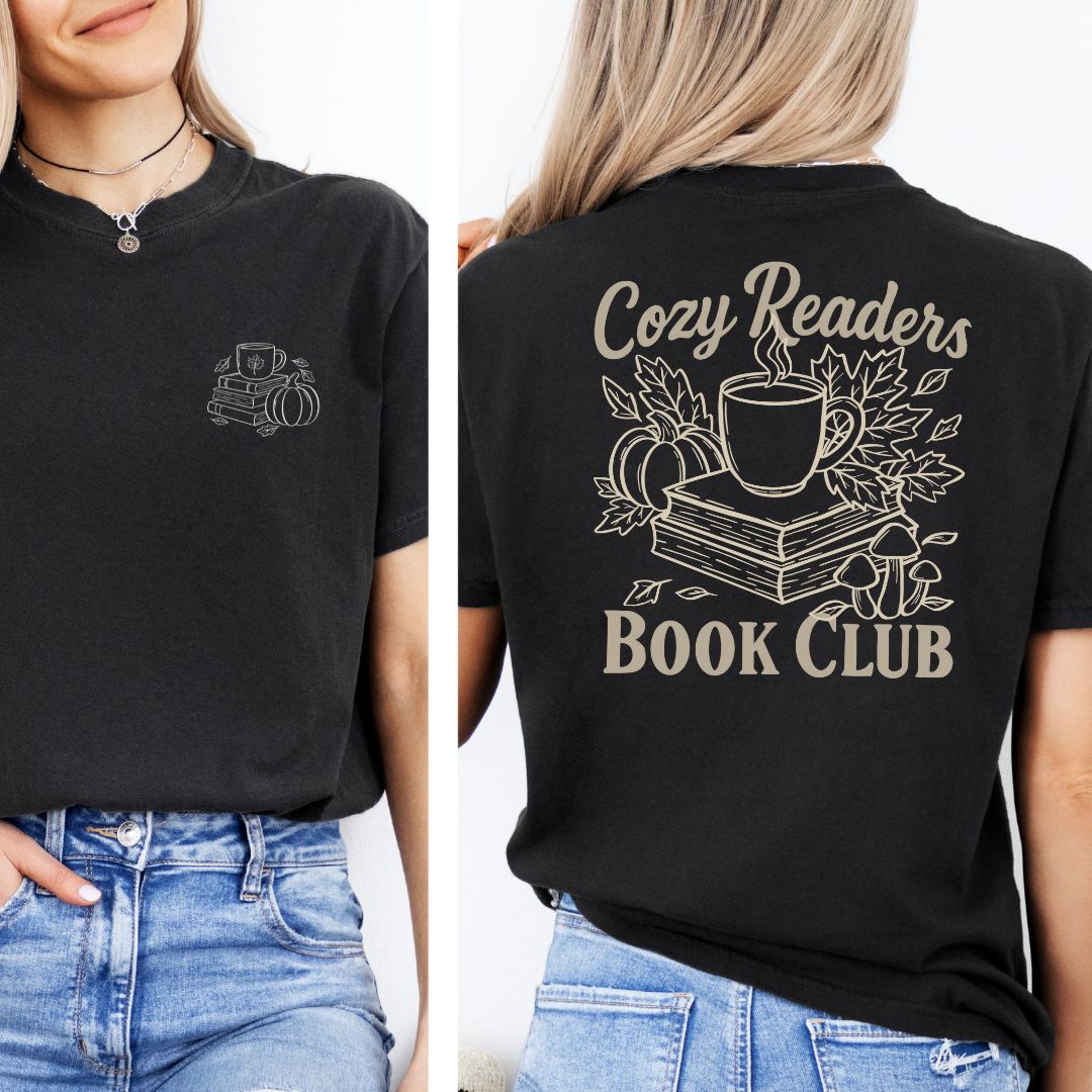 Premium T-Shirt | Cozy Readers Book Club | Druck | Bookish Autumn