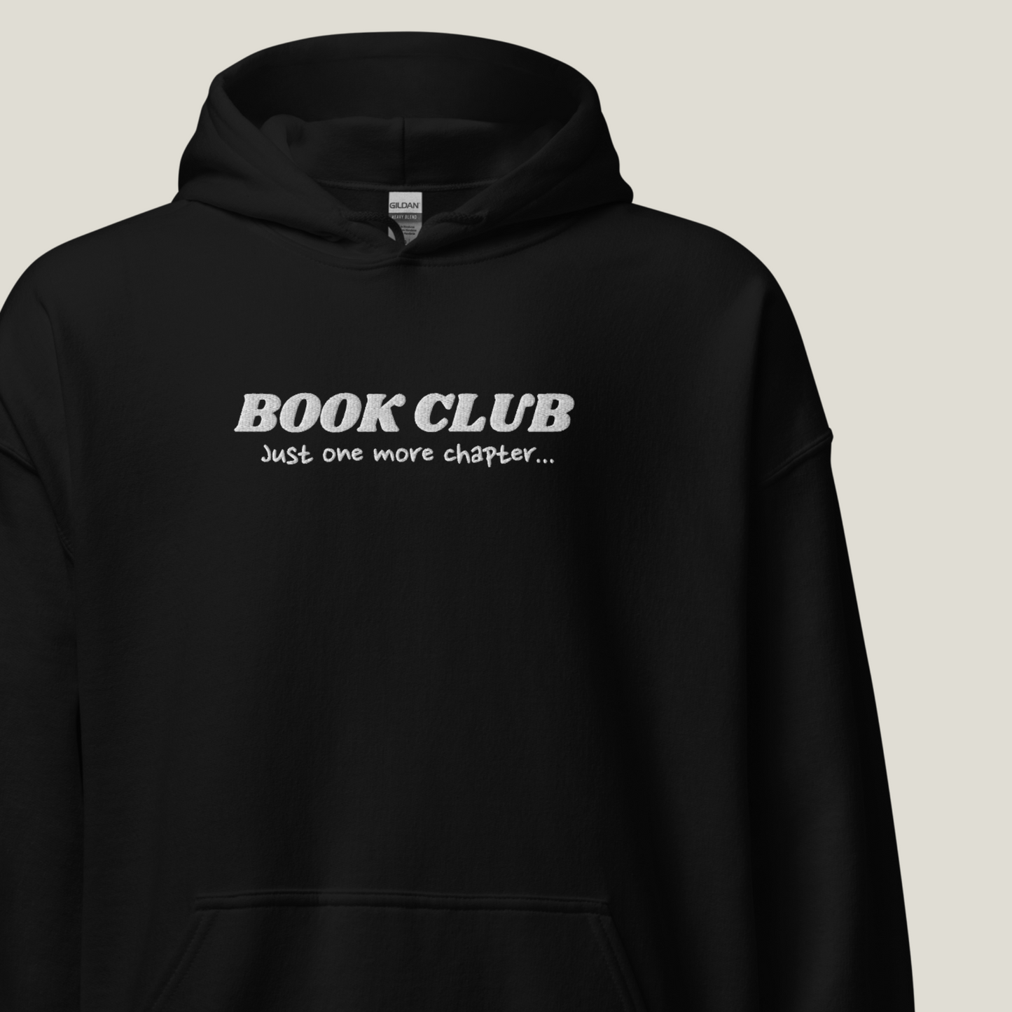 Hoodie | Book Club | bestickt | Bookish Hoodie