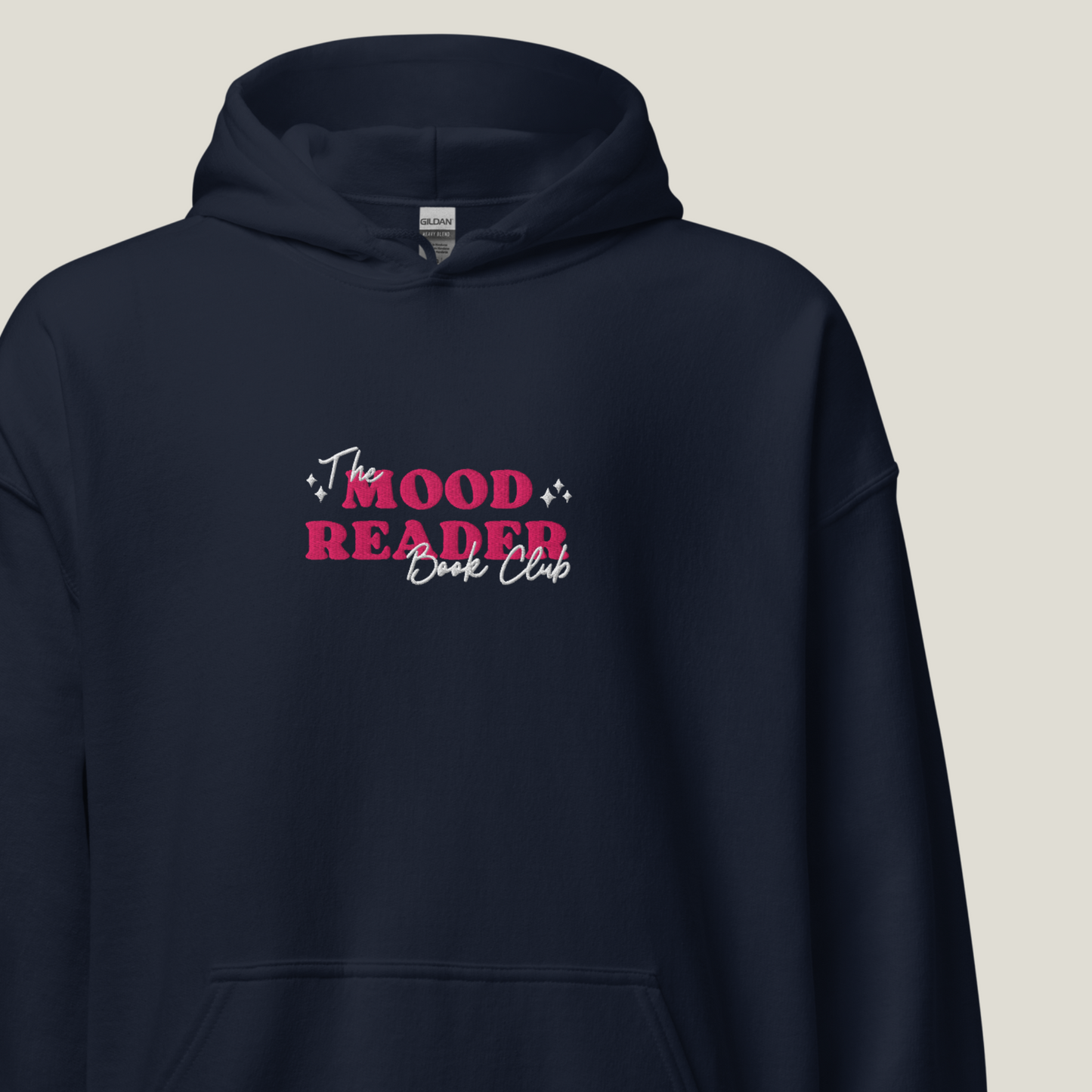 Hoodie | Mood Reader | bestickt | Bookish Hoodie