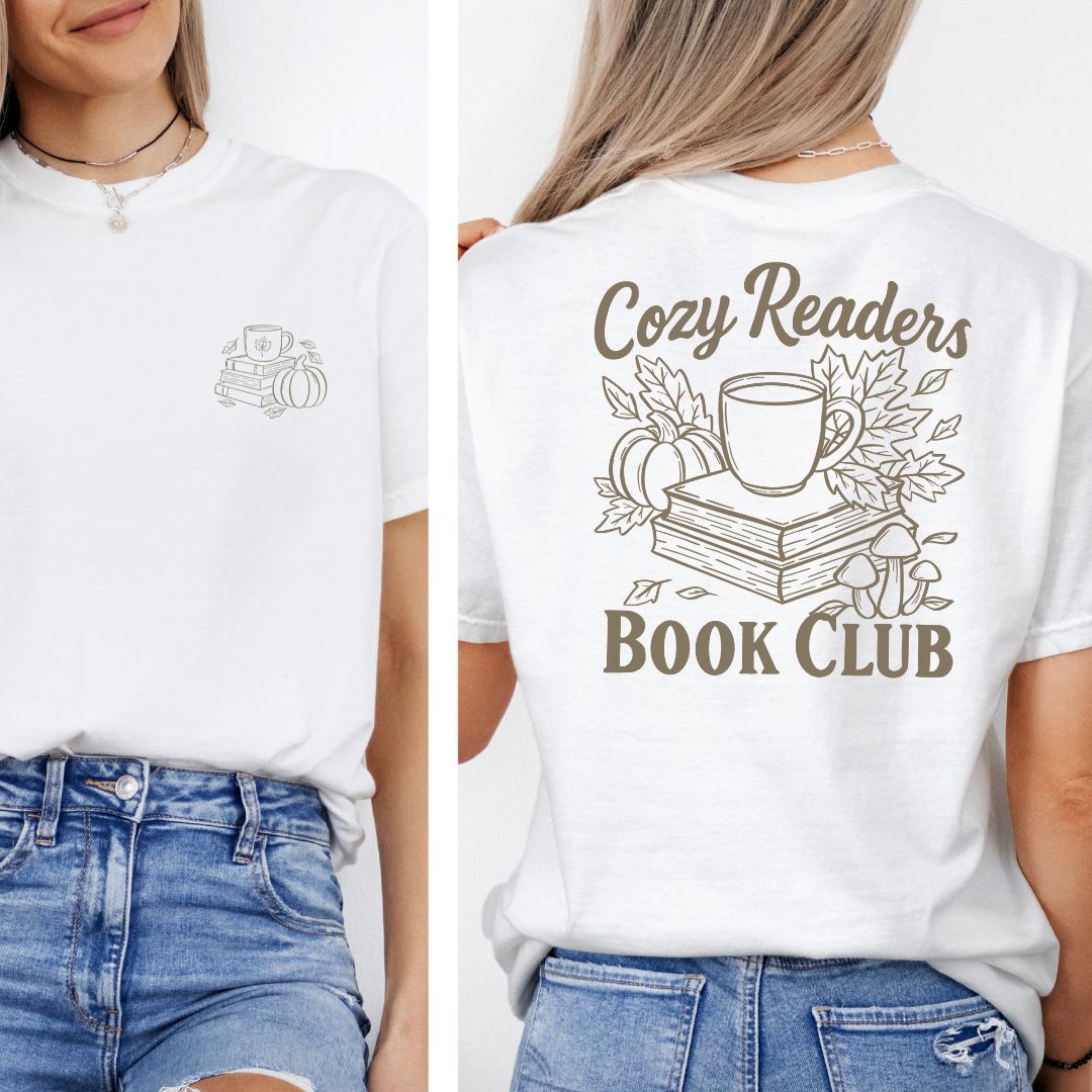 Premium T-Shirt | Cozy Readers Book Club | Druck | Bookish Autumn
