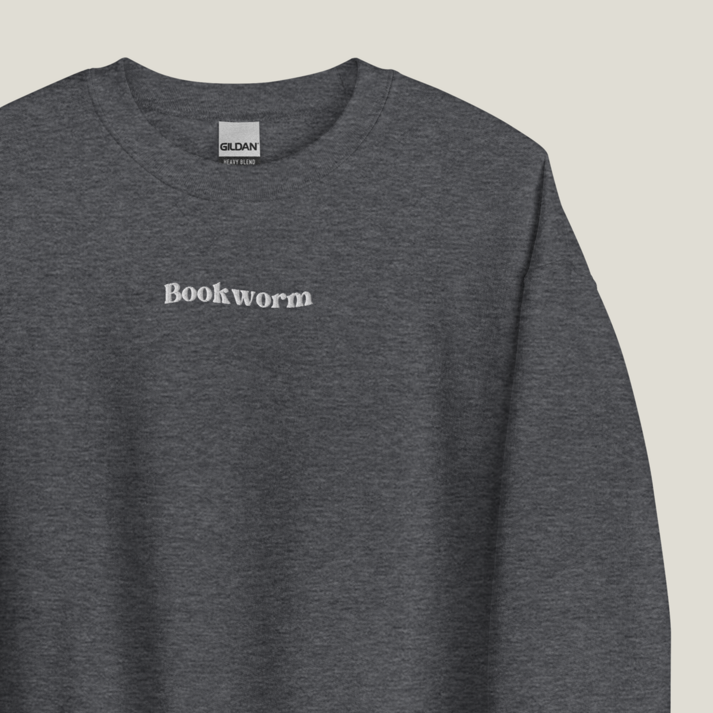 Sweatshirt | Bookworm | bestickt | Bookish Sweatshirt