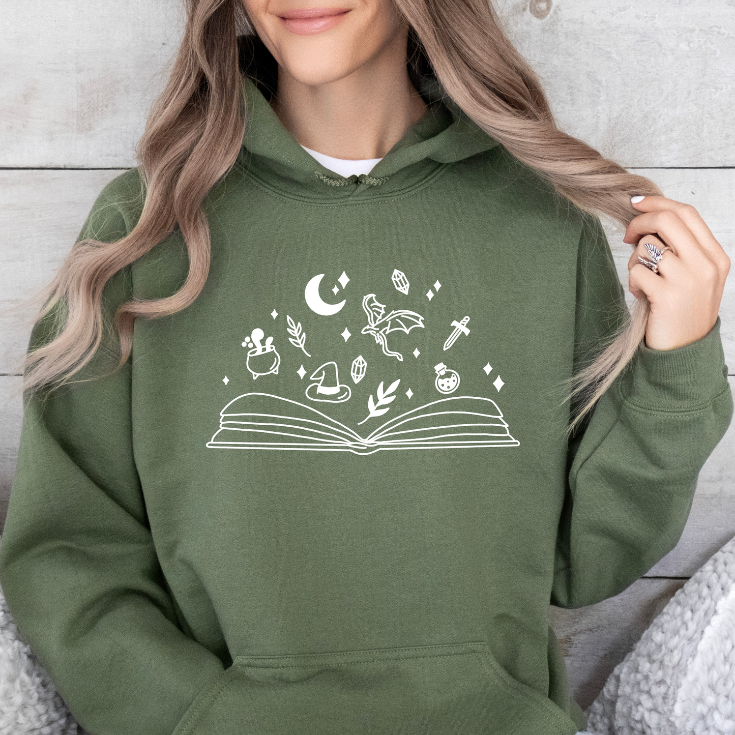 Hoodie | Buchwelten | Druck | Bookish Hoodie