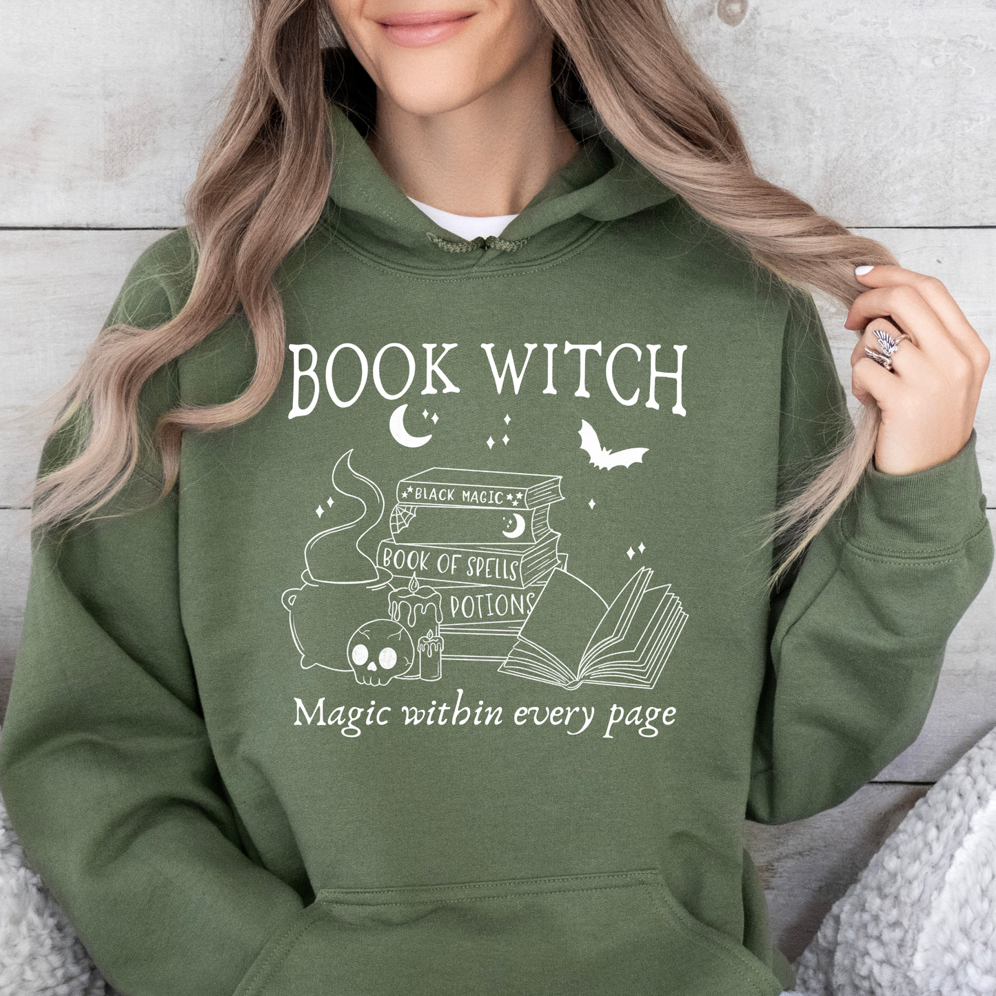 Hoodie | Book Witch | Druck | Bookish Hoodie