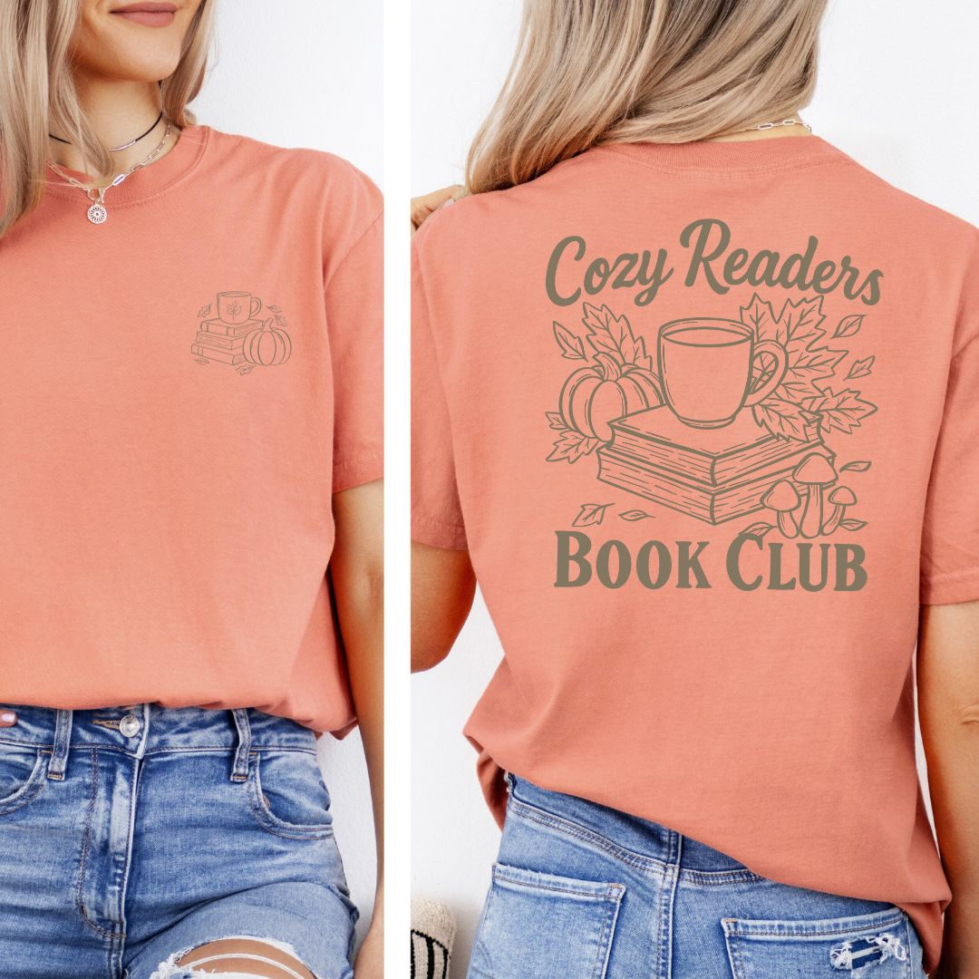 Premium T-Shirt | Cozy Readers Book Club | Druck | Bookish Autumn