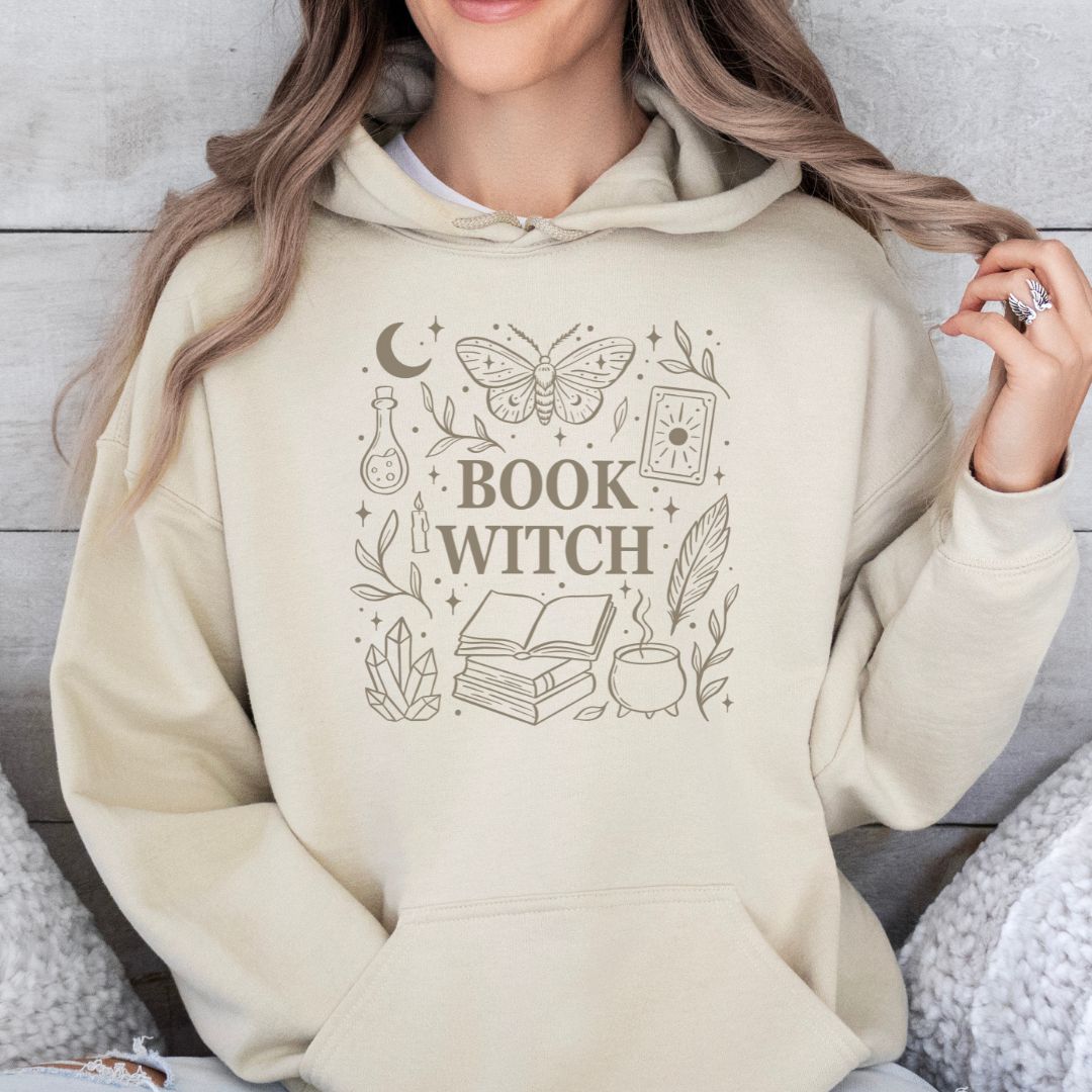 Hoodie | Book Witch | Druck | Bookish Halloween