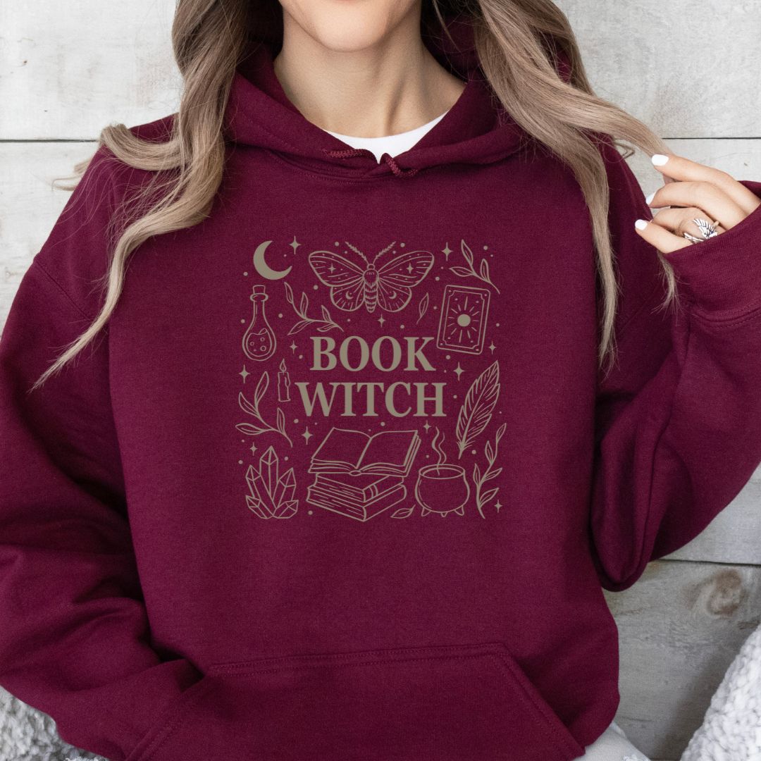 Hoodie | Book Witch | Druck | Bookish Halloween