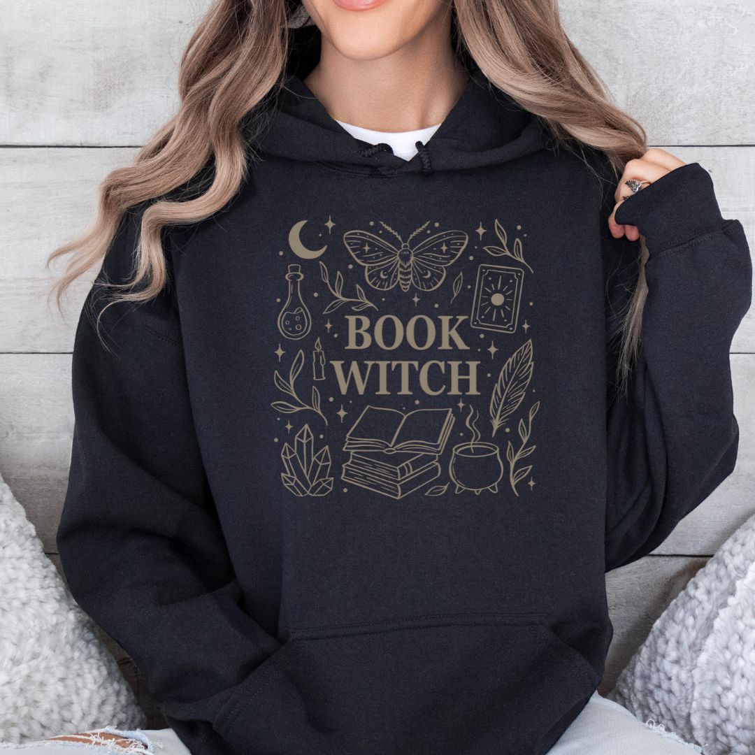 Hoodie | Book Witch | Druck | Bookish Halloween
