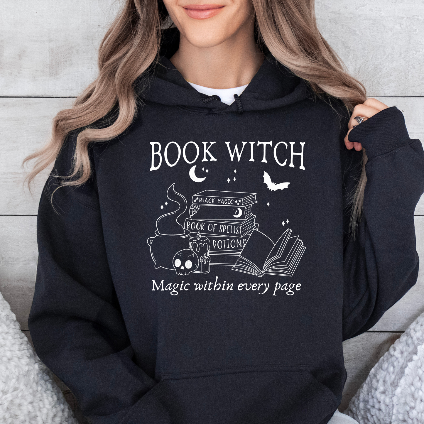 Hoodie | Book Witch | Druck | Bookish Hoodie