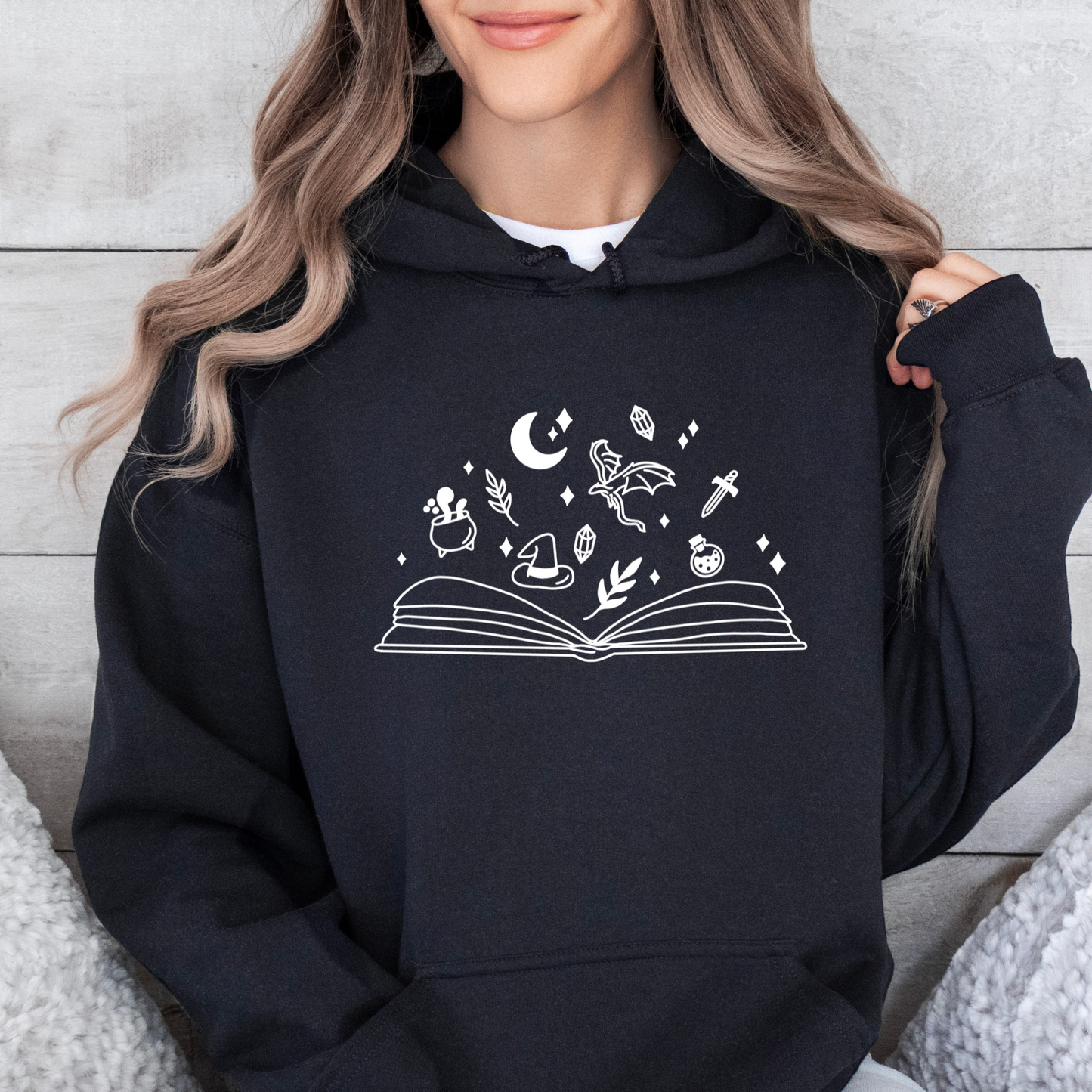 Hoodie | Buchwelten | Druck | Bookish Hoodie