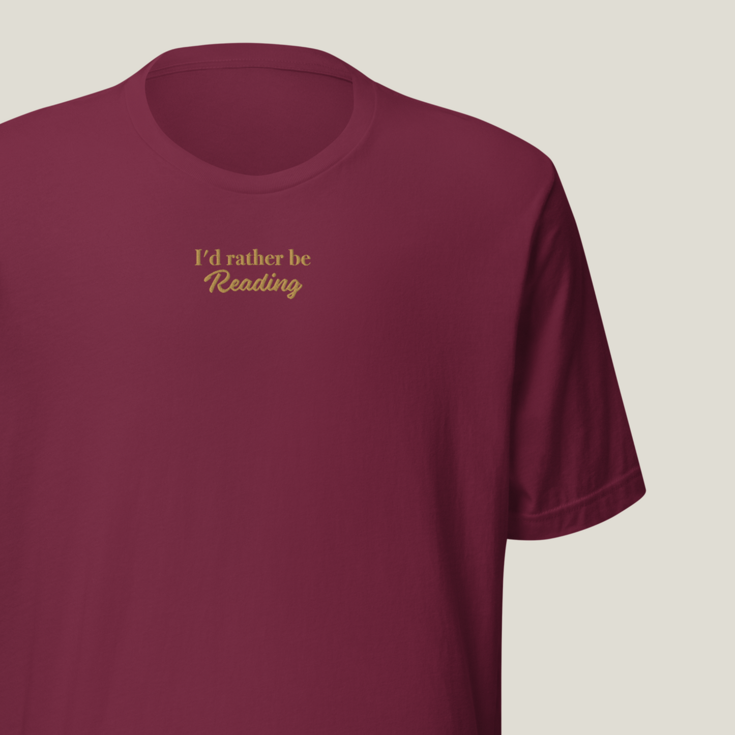 T-Shirt | Rather be reading | bestickt | Bookish T-Shirt