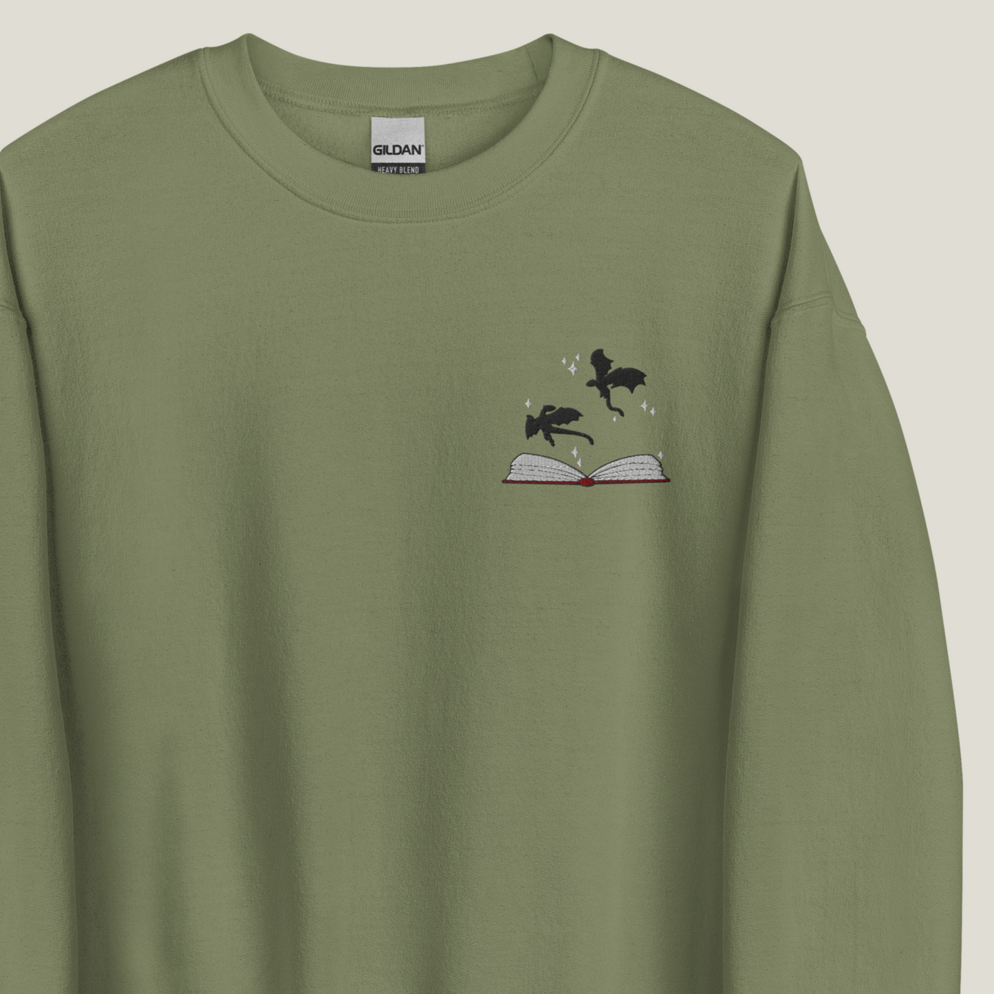 Sweatshirt | Bookish Dragons | bestickt