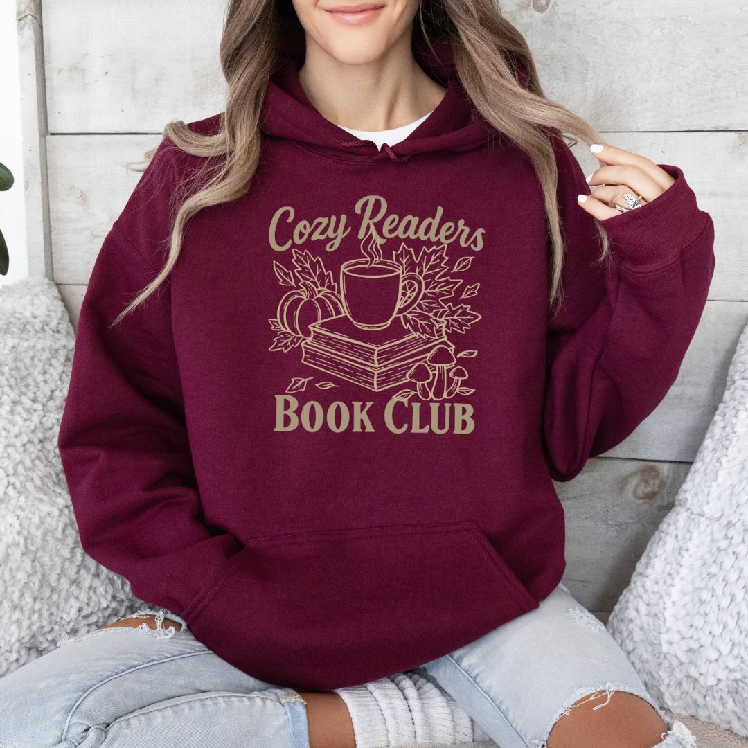 Hoodie | Cozy Readers Book Club | Druck | Bookish Autumn