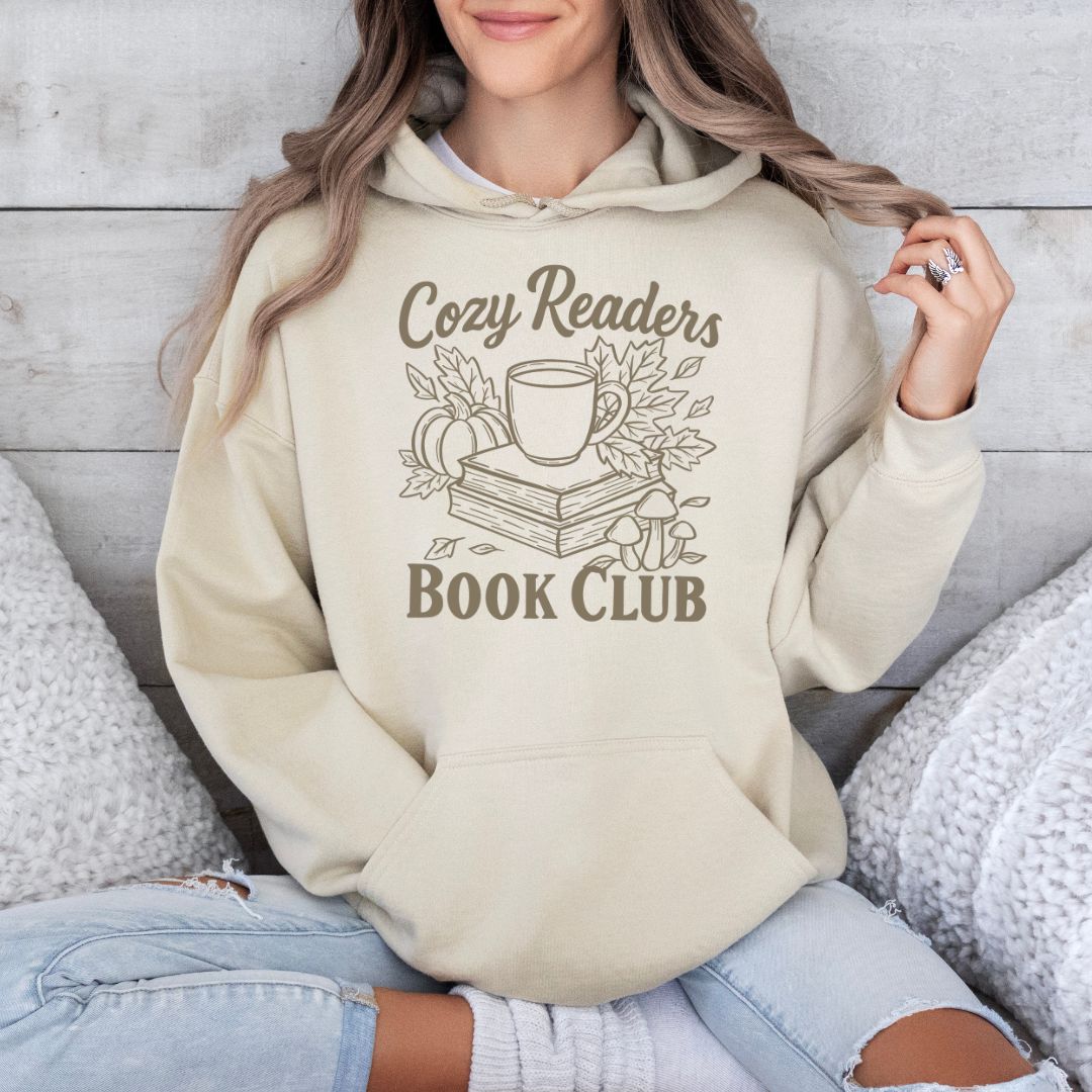 Hoodie | Cozy Readers Book Club | Druck | Bookish Autumn
