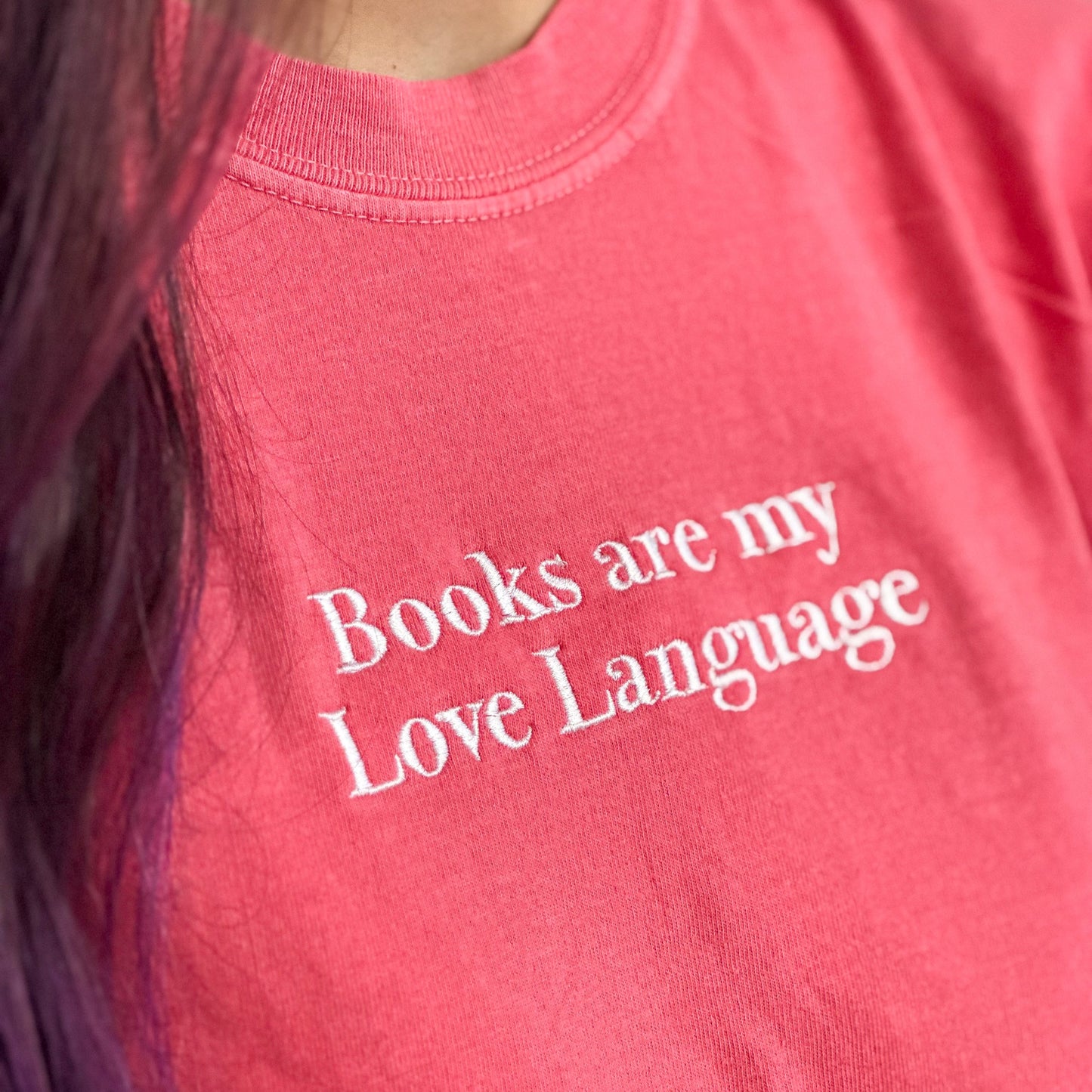 Premium T-Shirt | Love Language | bestickt | Bookish T-Shirt