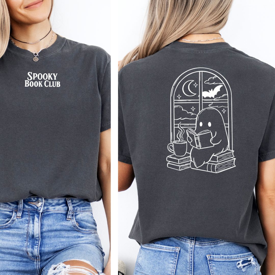Premium T-Shirt | Spooky Book Club | Druck | Bookish Halloween