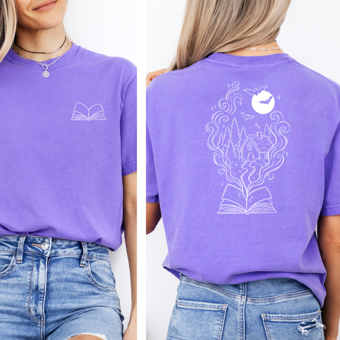 Premium T-Shirt | Witchy Book | Druck | Bookish Halloween