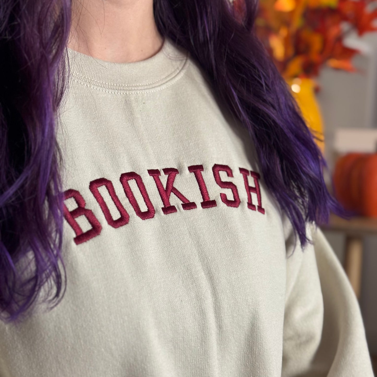 Sweatshirt | Bookish | bestickt | Autumn
