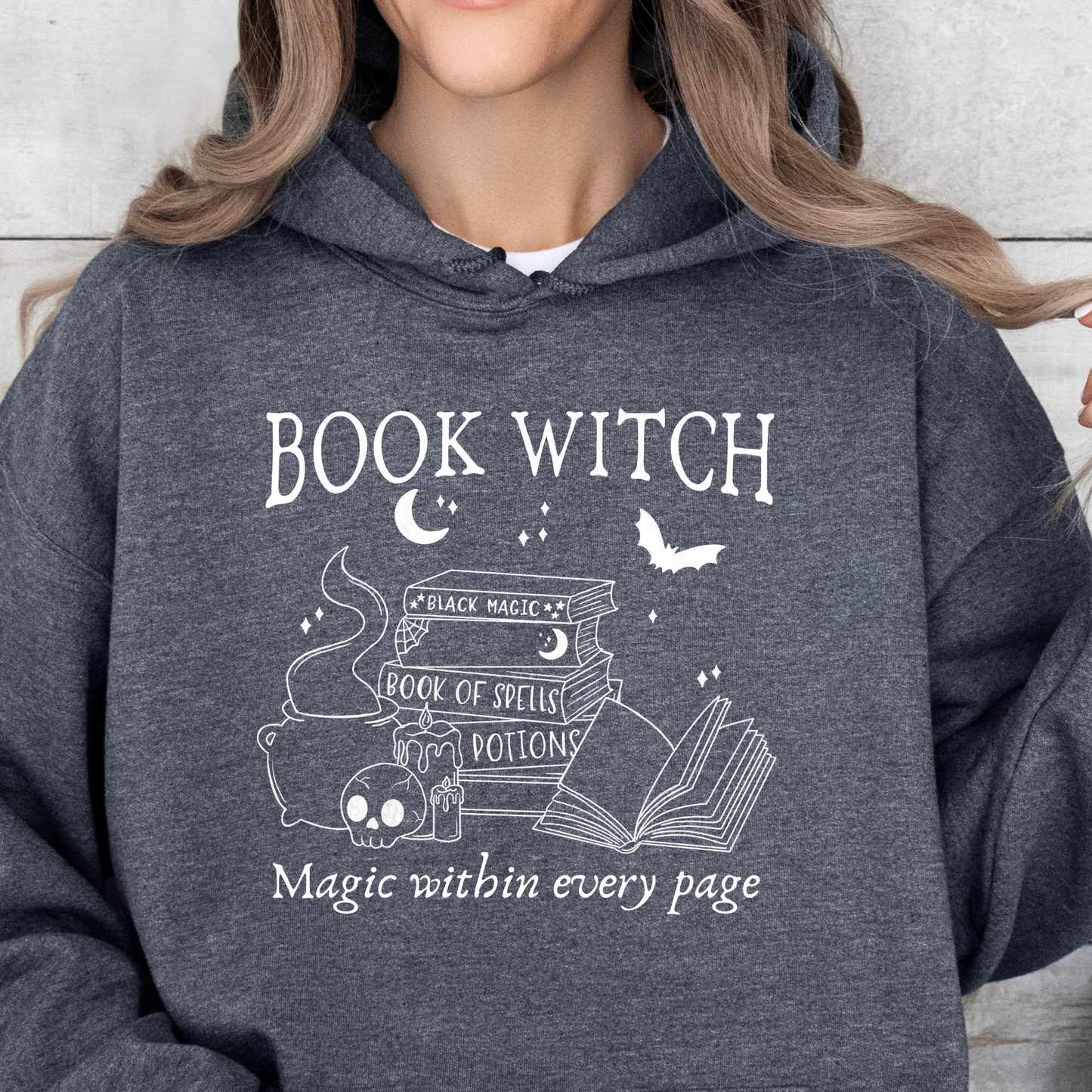 Hoodie | Book Witch | Druck | Bookish Hoodie
