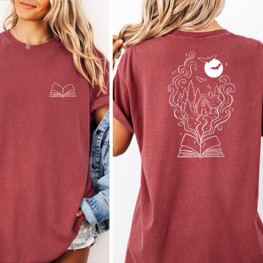 Premium T-Shirt | Witchy Book | Druck | Bookish Halloween