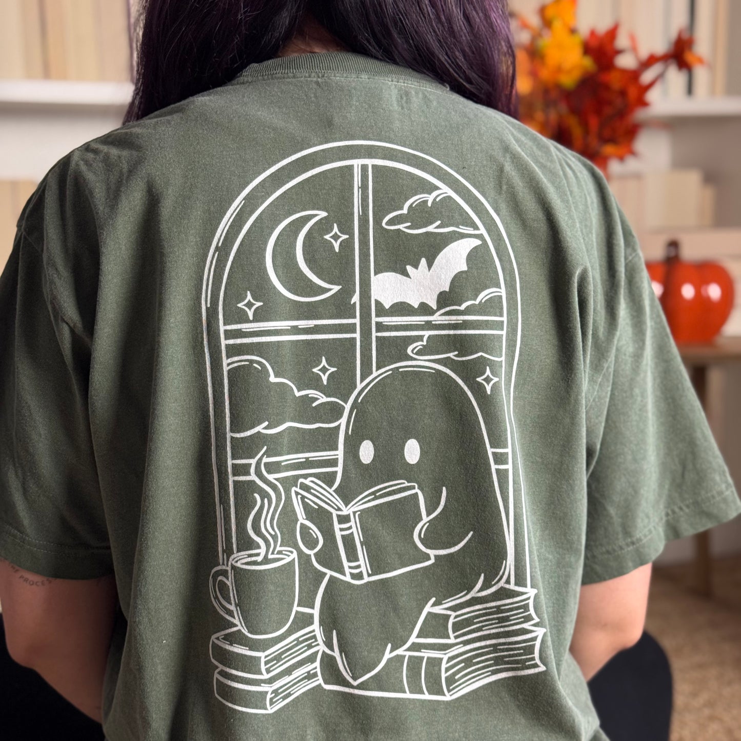 Premium T-Shirt | Spooky Book Club | Druck | Bookish Halloween