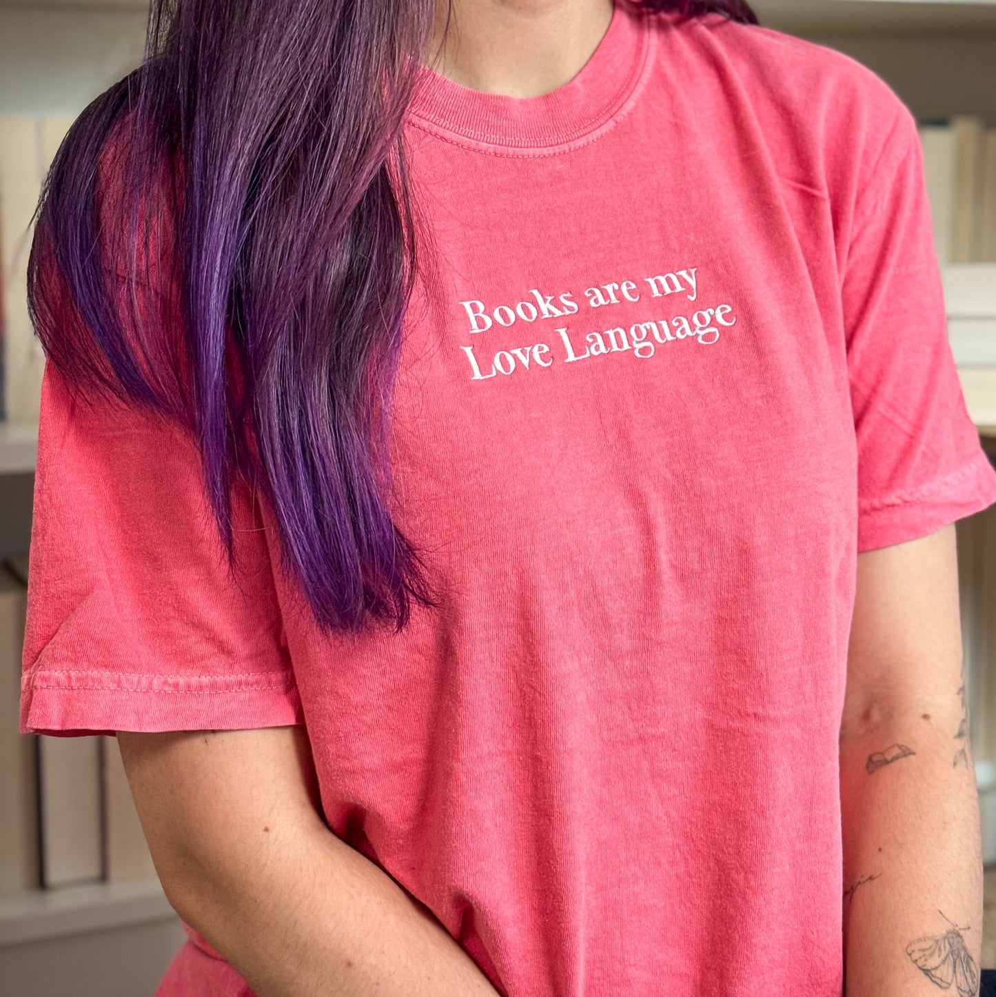 Premium T-Shirt | Love Language | bestickt | Bookish T-Shirt