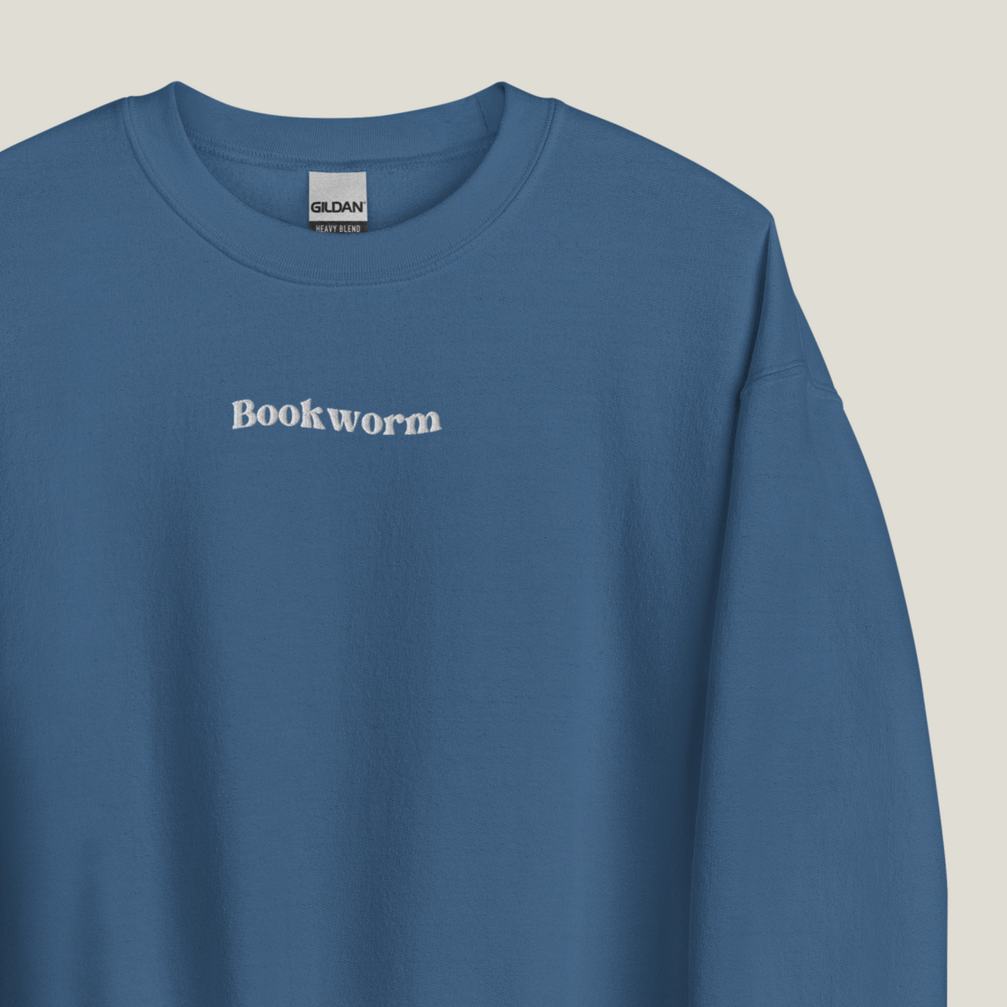 Sweatshirt | Bookworm | bestickt | Bookish Sweatshirt