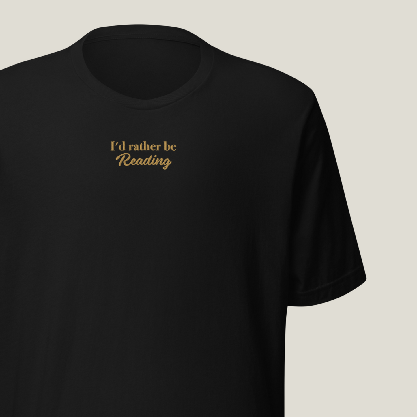 T-Shirt | Rather be reading | bestickt | Bookish T-Shirt