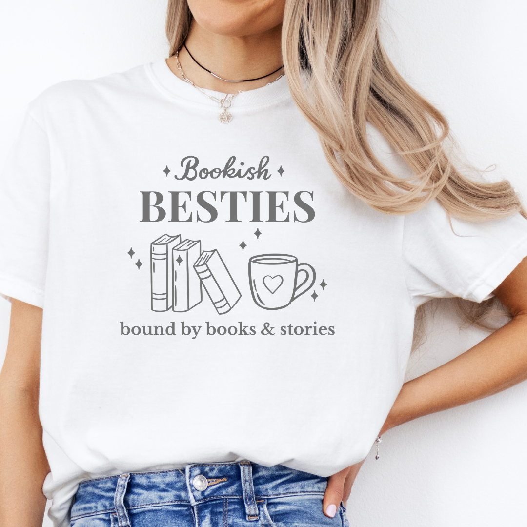 T-Shirt Bookish Besties - Bookish Freundschafts Shirt