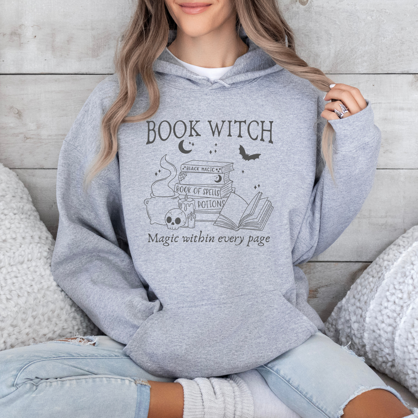 Hoodie | Book Witch | Druck | Bookish Hoodie