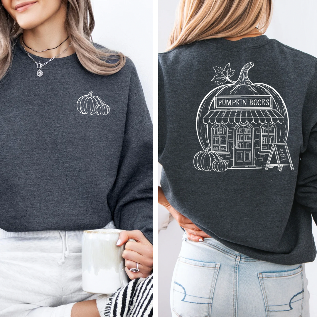Sweatshirt | Pumpkin Bookstore | Druck | Bookish Autumn