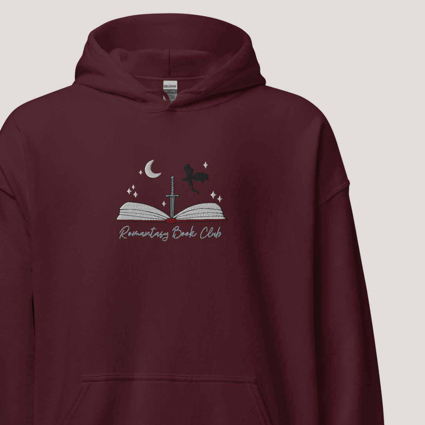 Hoodie | Romantasy Book Club | bestickt | Bookish Hoodie