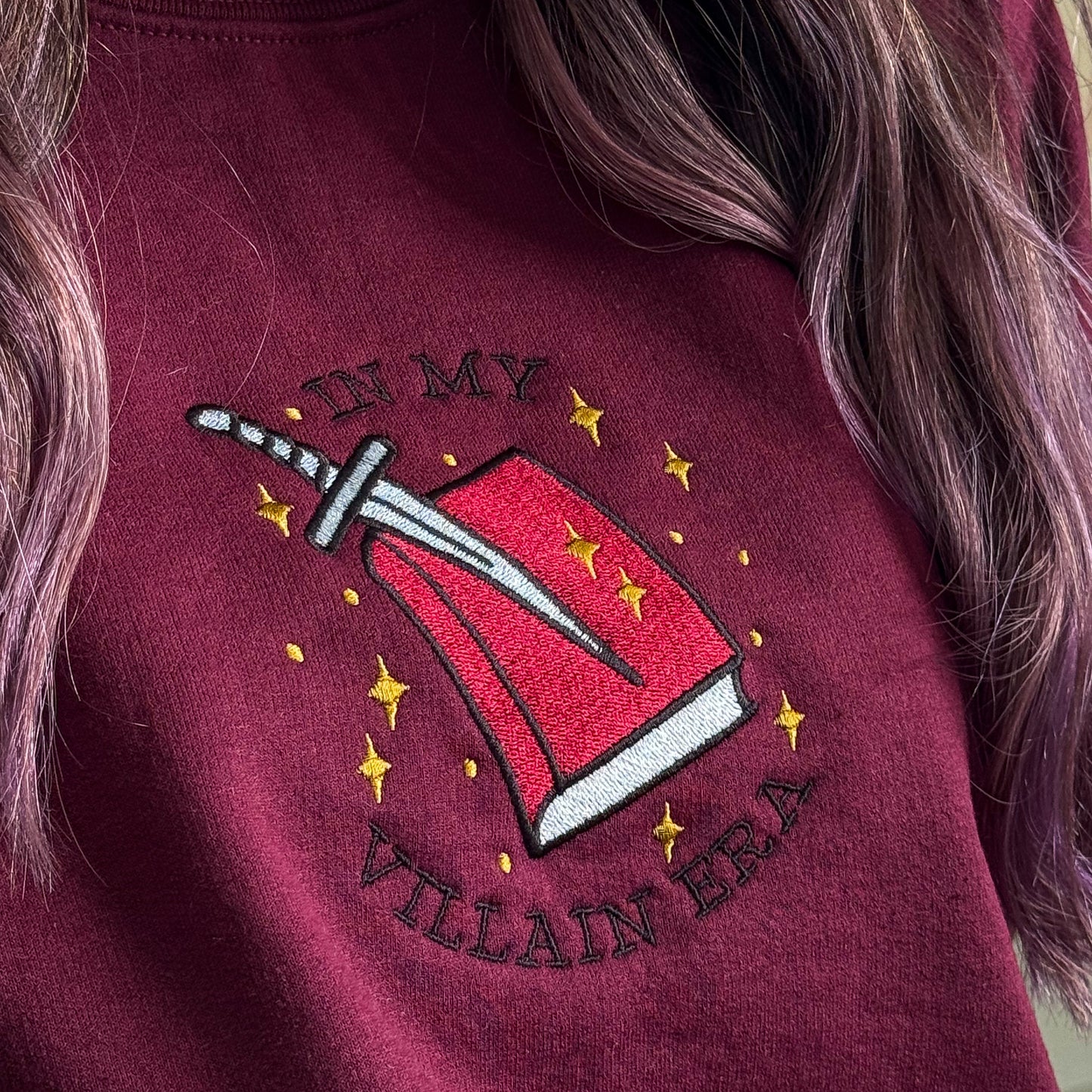 Sweatshirt | In my Villain Era | bestickt | Bookish Sweatshirt