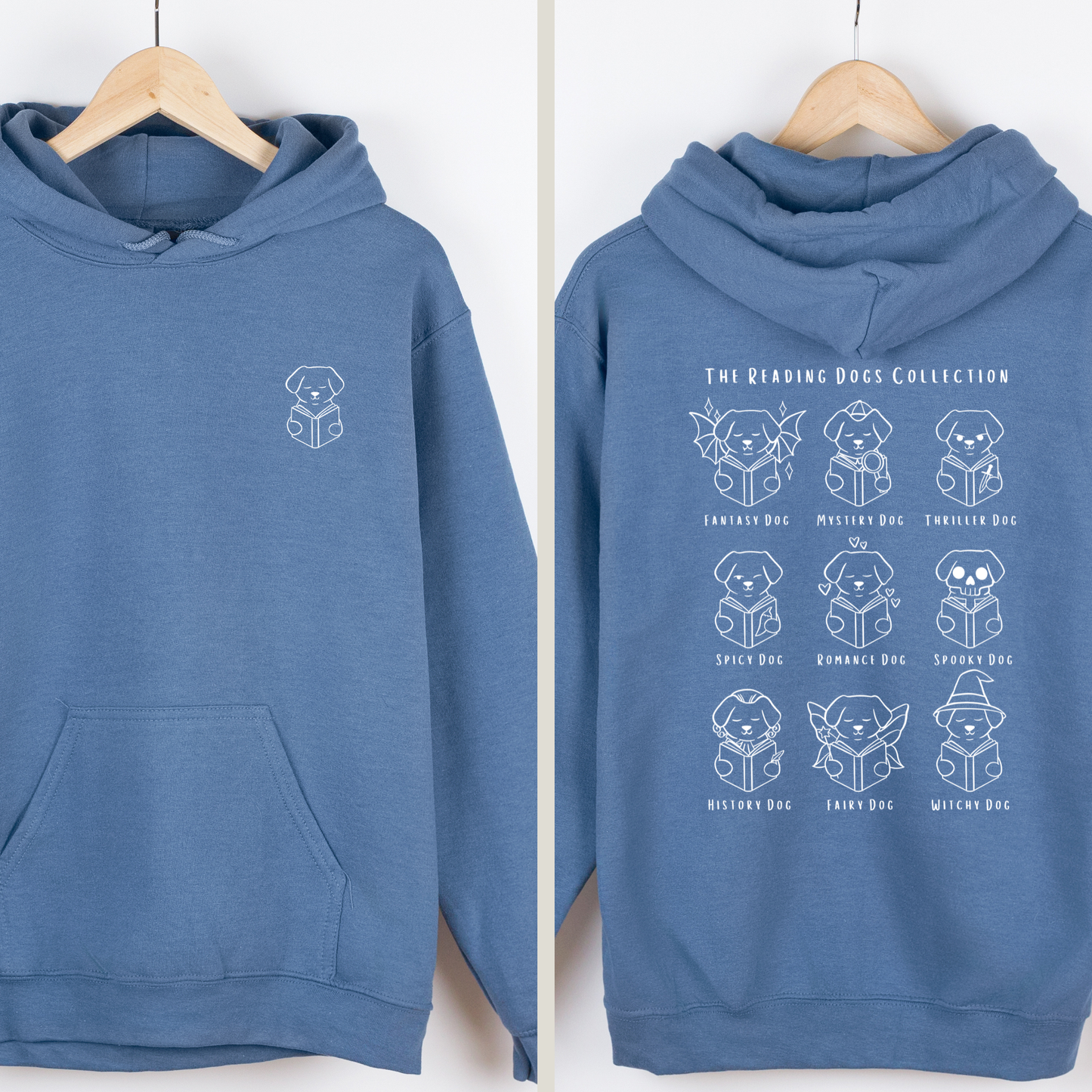 Hoodie | Reading Dogs Collection | Druck | Bookish Hoodie