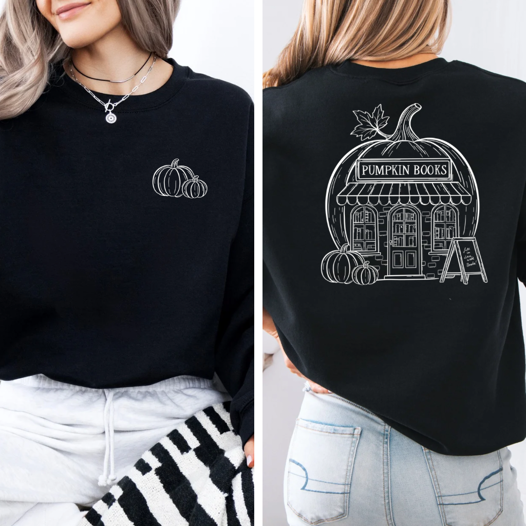 Sweatshirt | Pumpkin Bookstore | Druck | Bookish Autumn