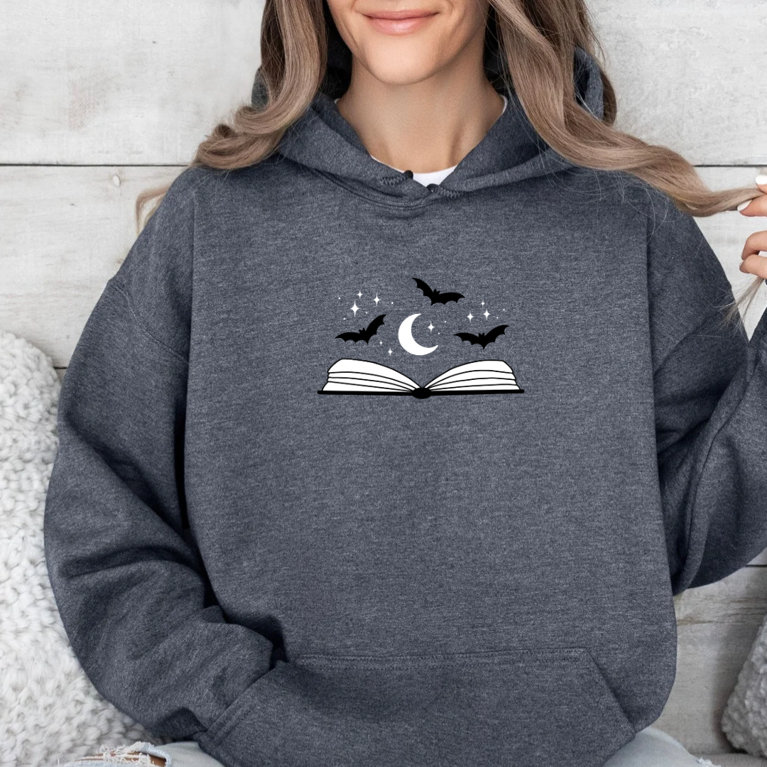 Hoodie | Bookish Halloween | bestickt