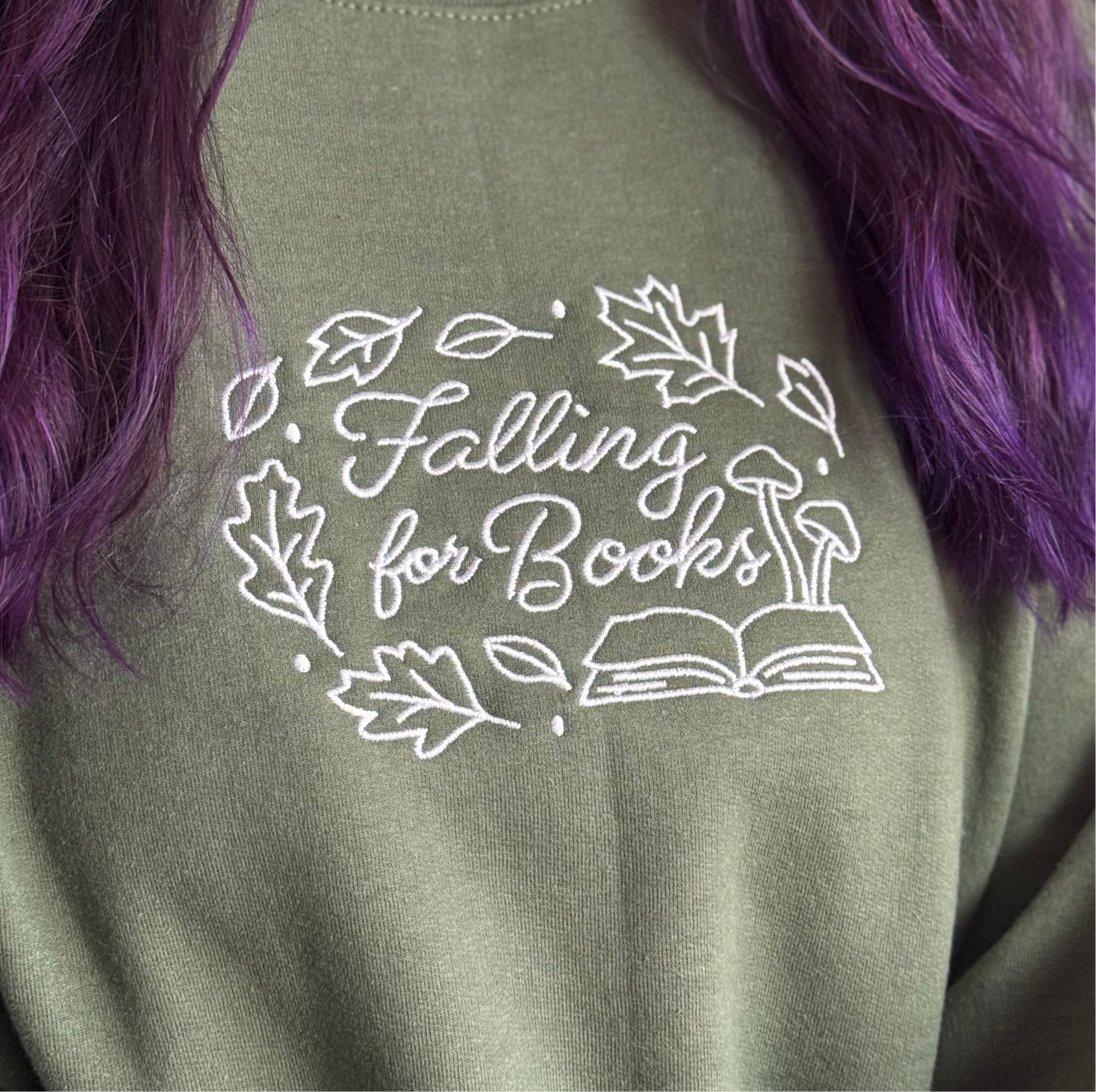 Hoodie | Bookish Fall | bestickt | Bookish Autumn