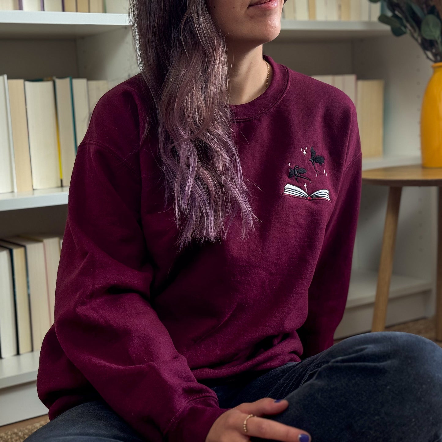 Sweatshirt | Bookish Dragons | bestickt
