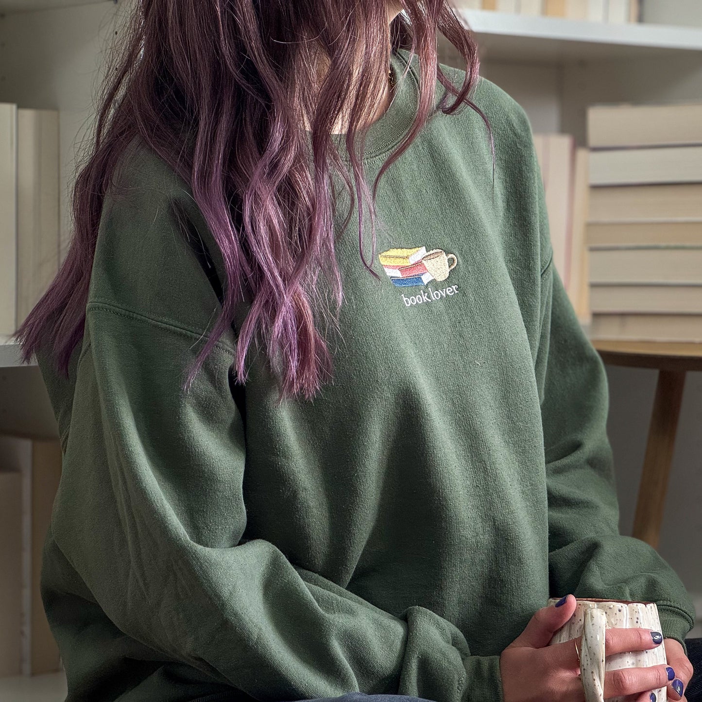 Sweatshirt | Booklover | bestickt | Bookish Sweatshirt
