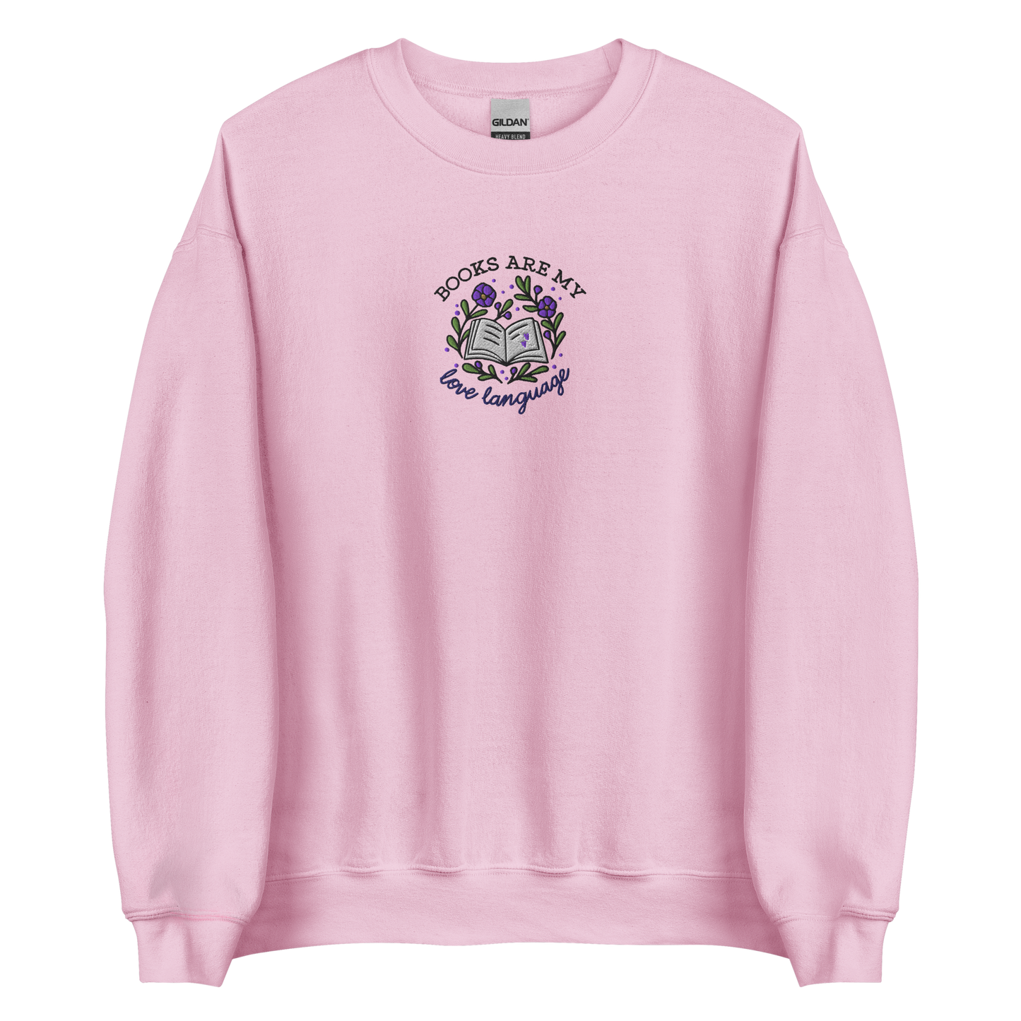 Sweatshirt | Books are my Love Language | bestickt | Bookish Sweatshirt