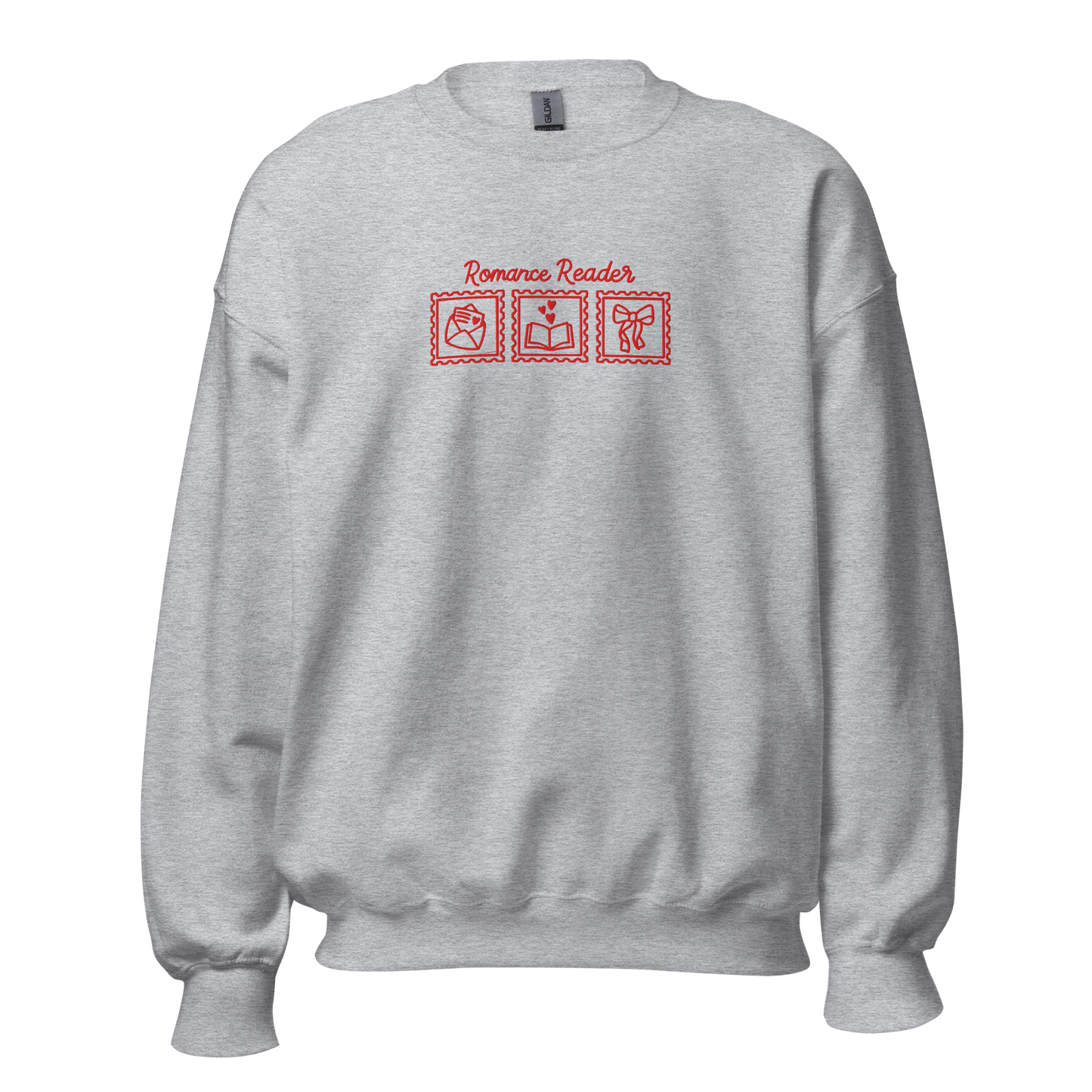 bookish sweatshirt romance schriftzug stickerei