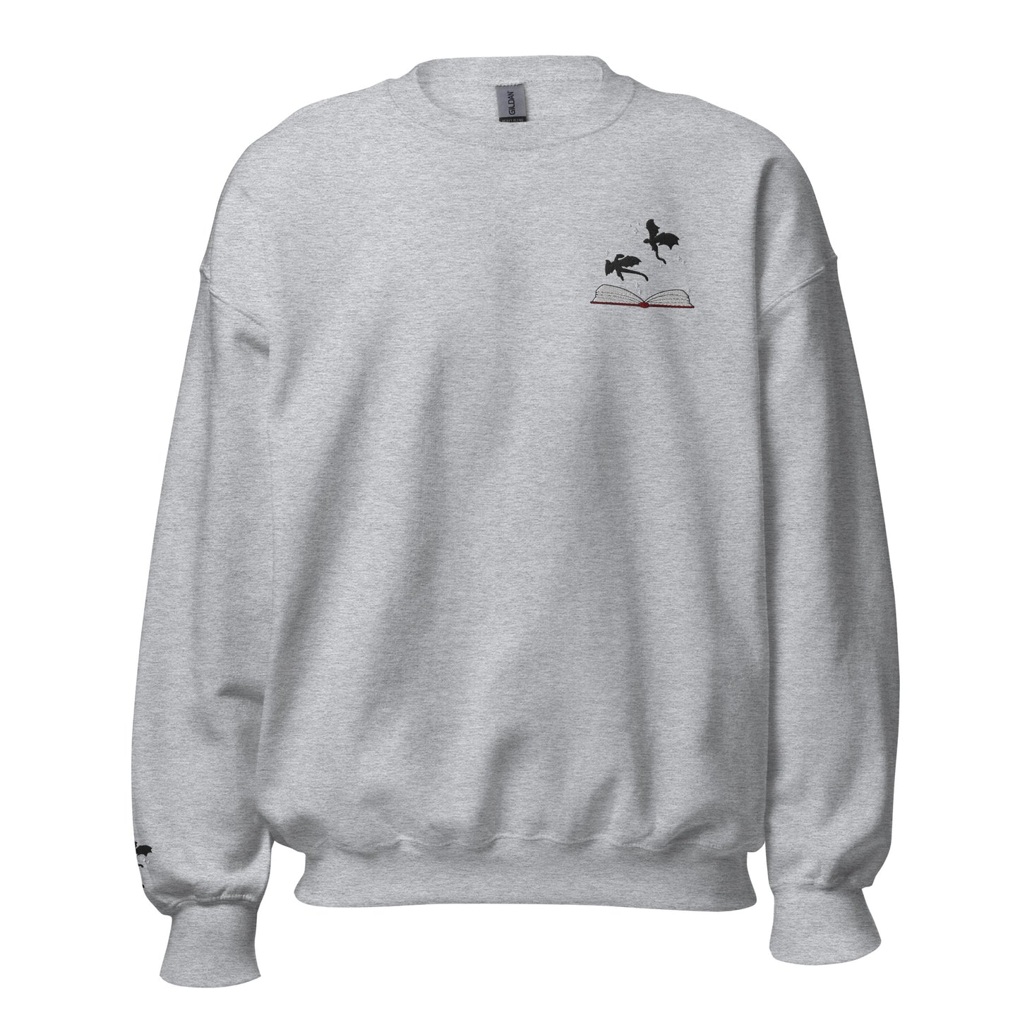 bookish dragons sweatshirt bestickt fantasy pullover drachen