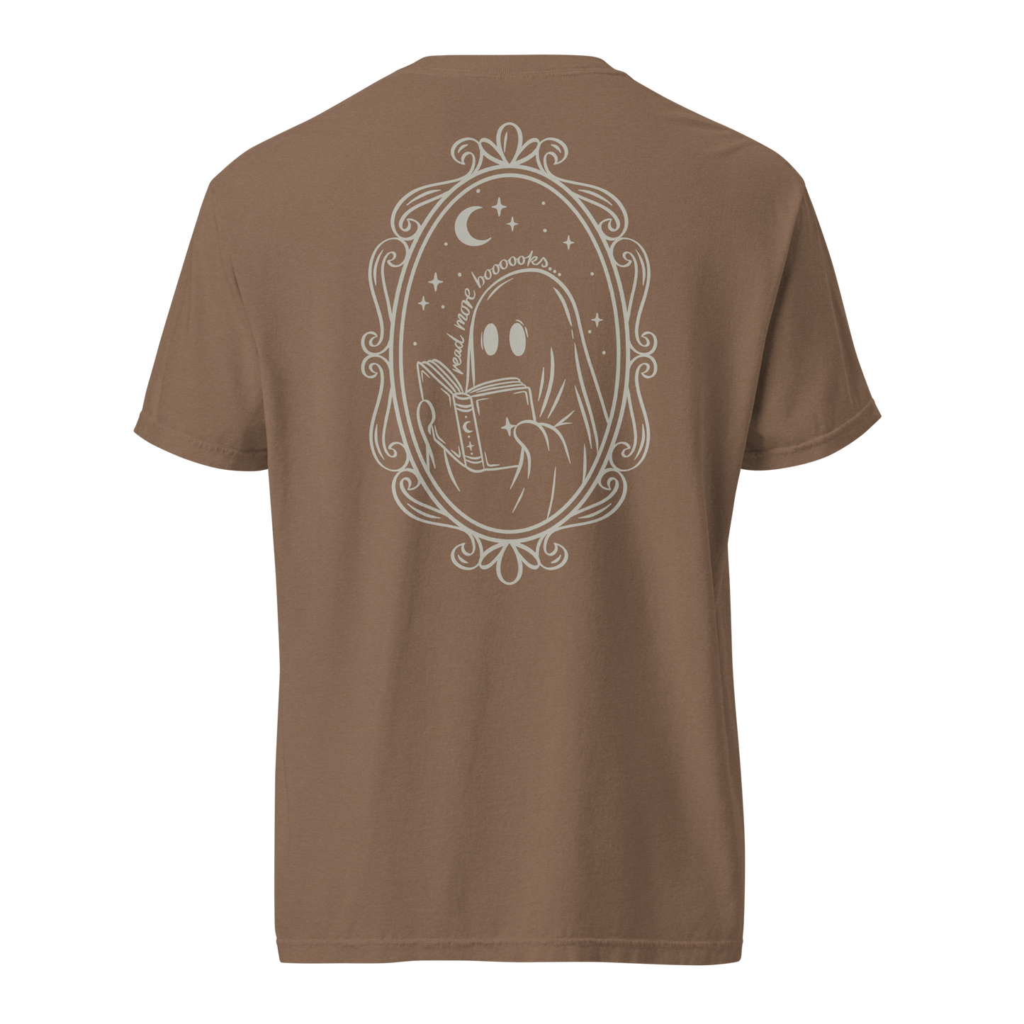 Bookish T-Shirt - Book Ghost mit Backprint