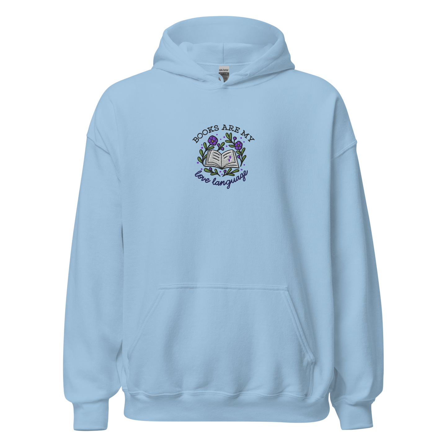 Hoodie | Books are my Love Language | bestickt | Bookish Hoodie