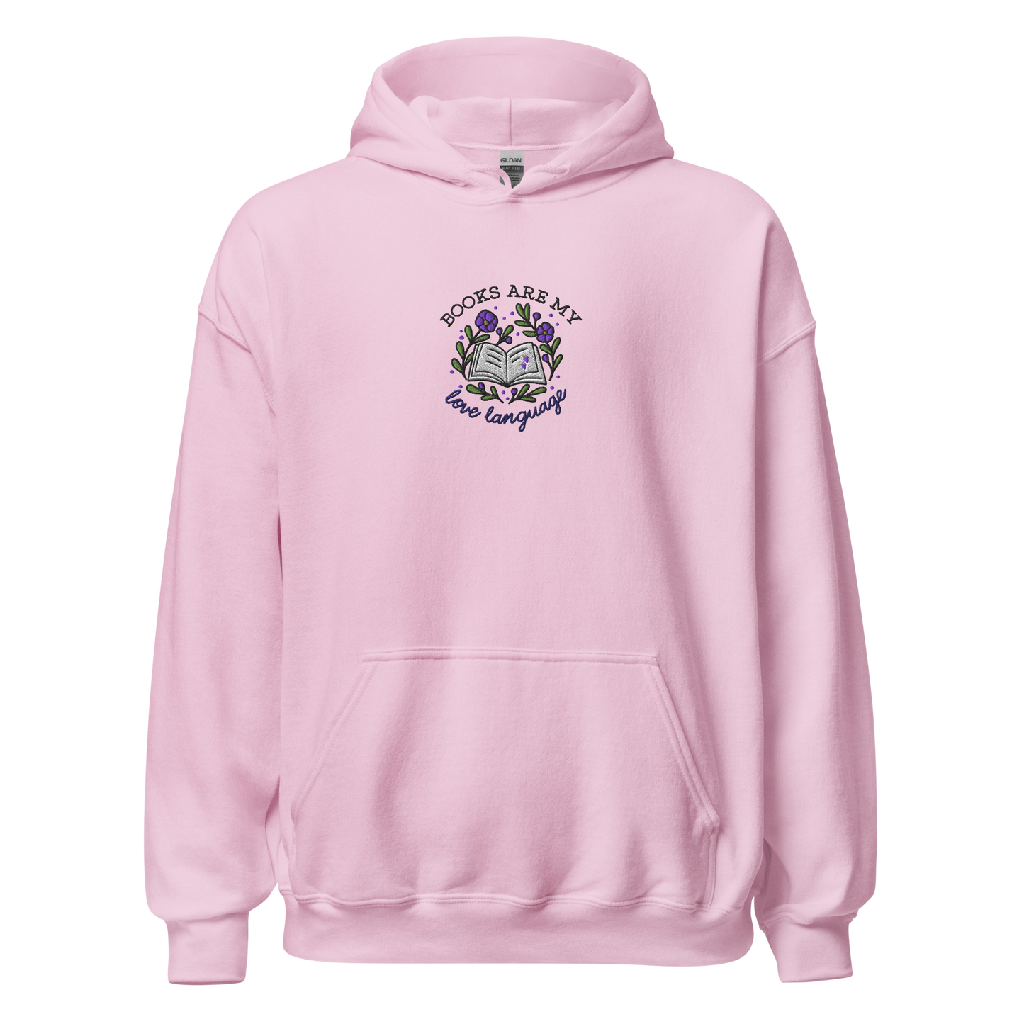 Hoodie | Books are my Love Language | bestickt | Bookish Hoodie