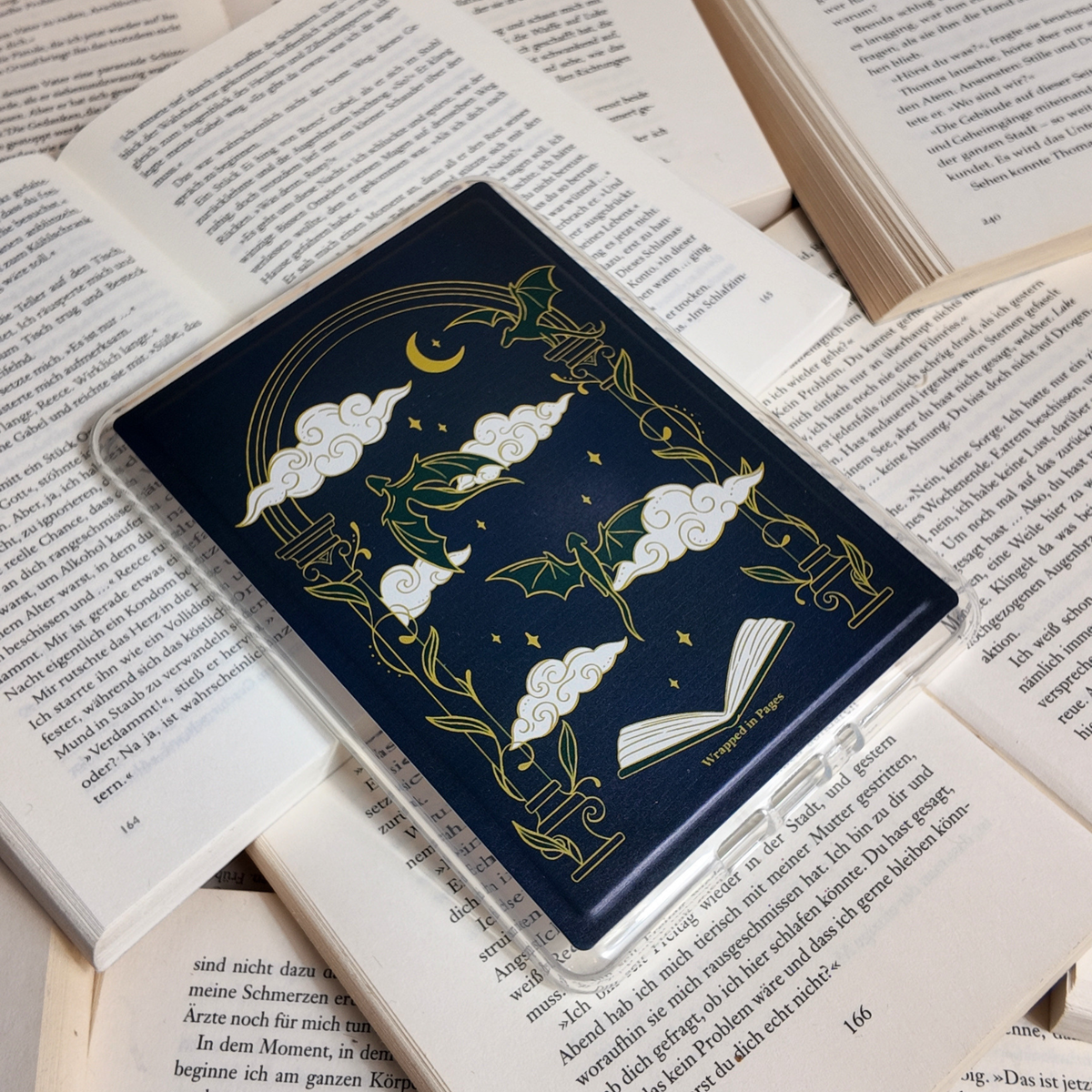 Magnetische E-Reader Hülle "Dragons"