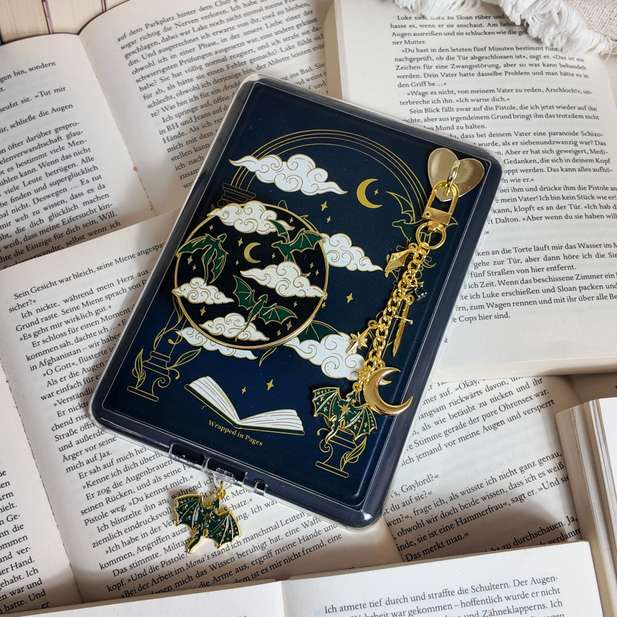 Magnetische E-Reader Hülle "Dragons"