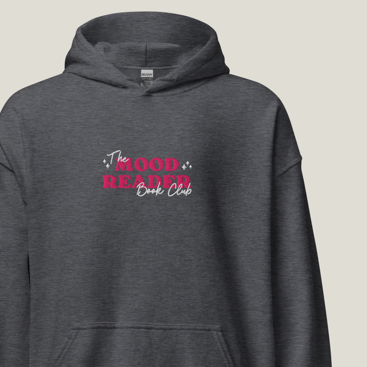 Hoodie | Mood Reader | bestickt | Bookish Hoodie